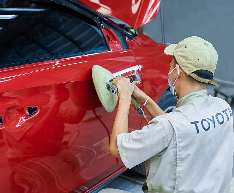 Toyota Khonkaen ซ่อมตัวถังและสี